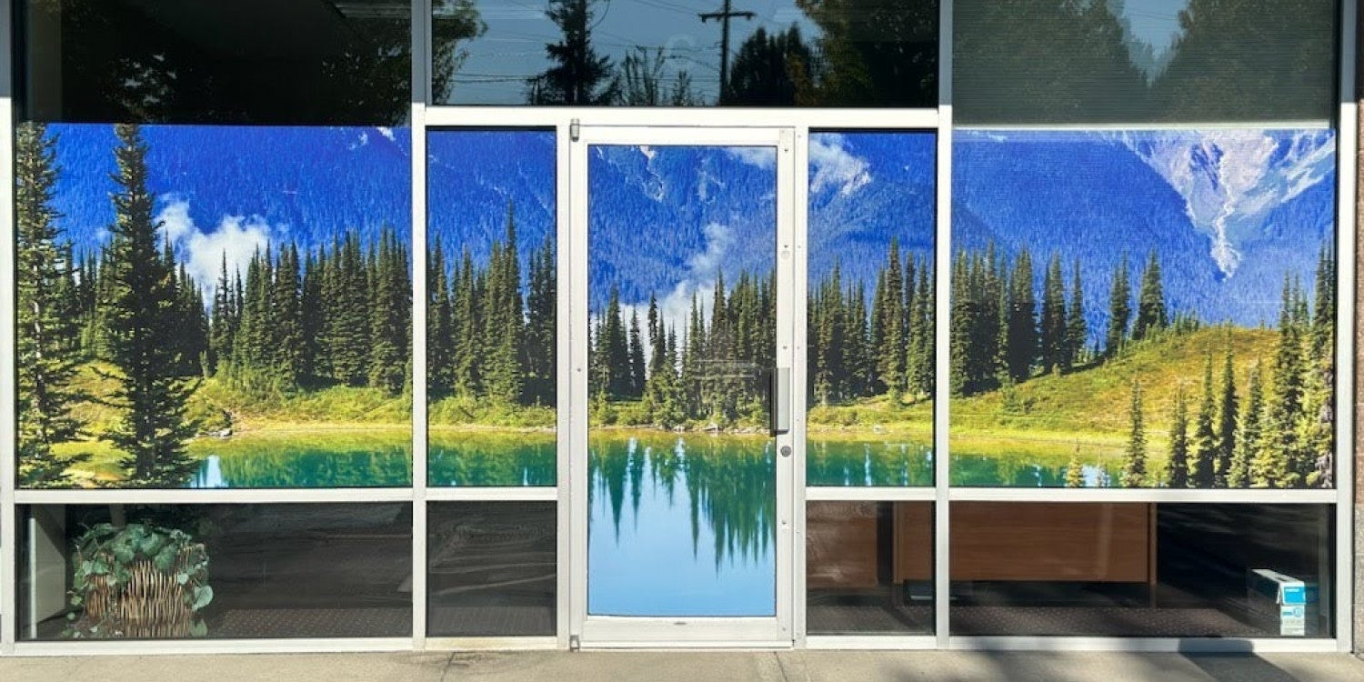 Perforated Window Decals