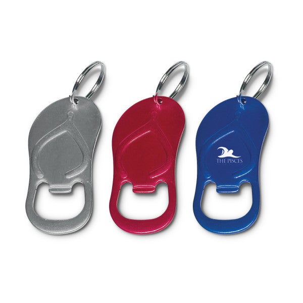 Custom Sandal Bottle Opener Key Ring