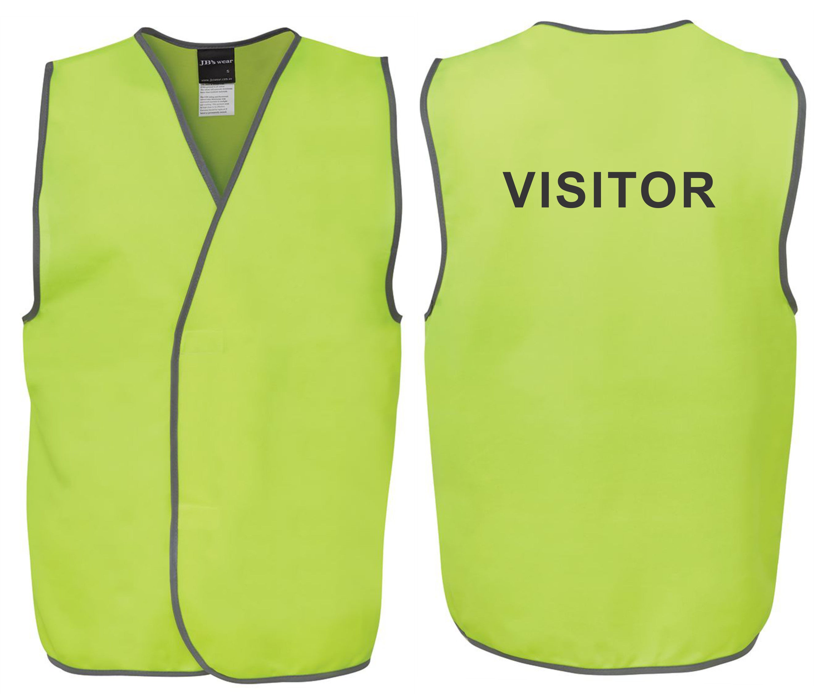 Hi Vis Safety Vest Vistors