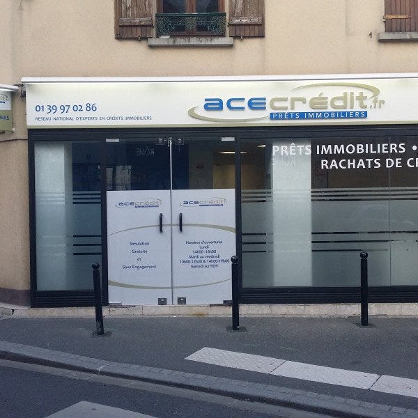 Signalétique extérieure pour ACE crédit