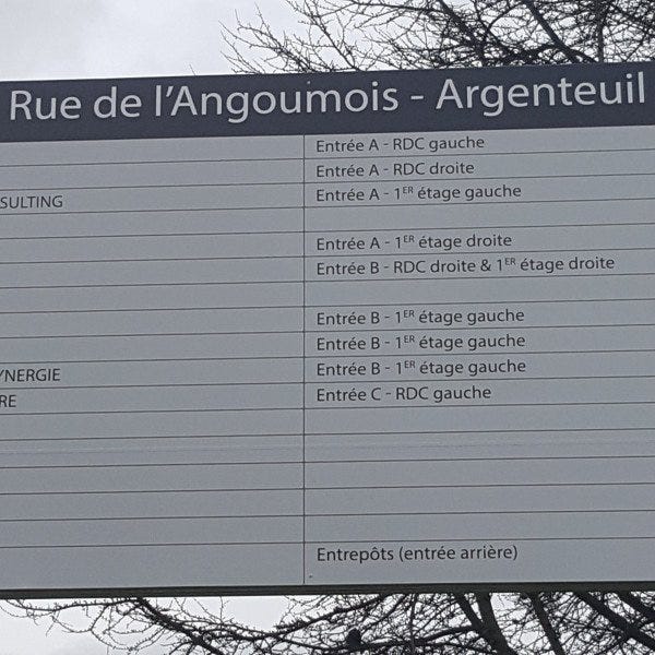Panneau signalétique d'entrée de site - Site de L'Angoumois