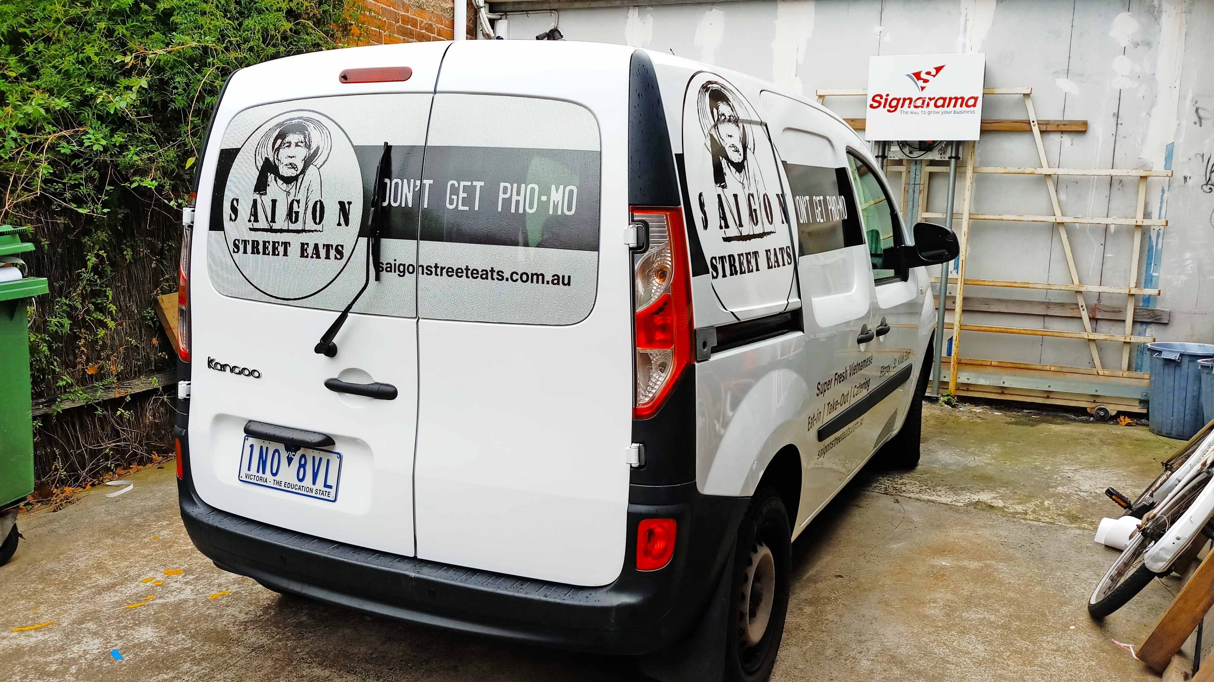 Don't Get Pho-Mo! Saigon St Eats Van Graphics
