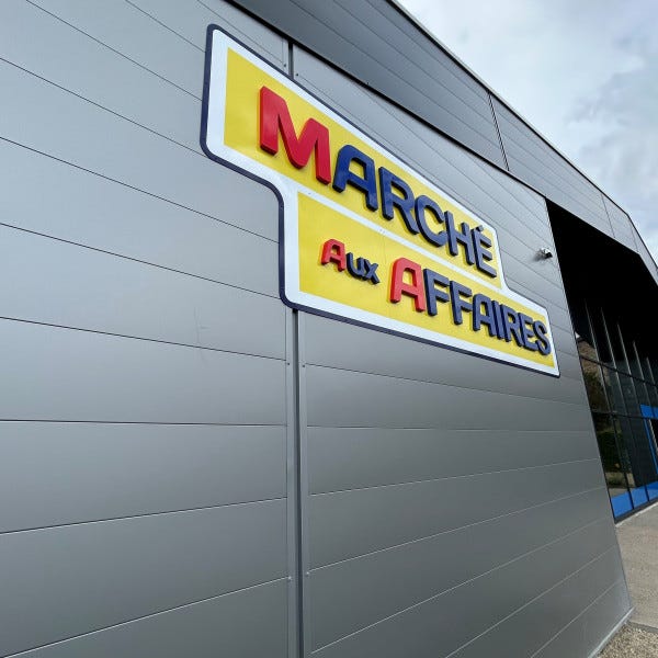 Enseigne relief 3D Marché aux Affaires Carmaux