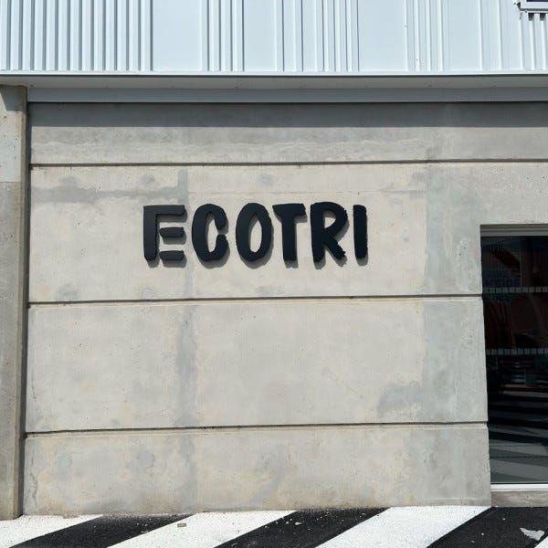 Lettres découpées Ecotri Millau