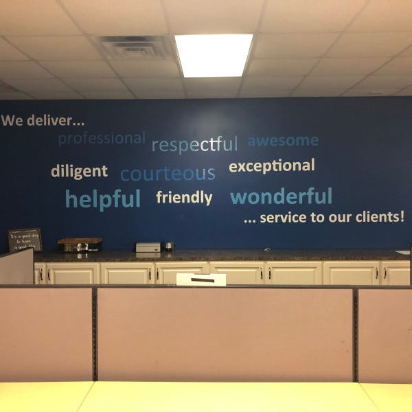 Wall Lettering