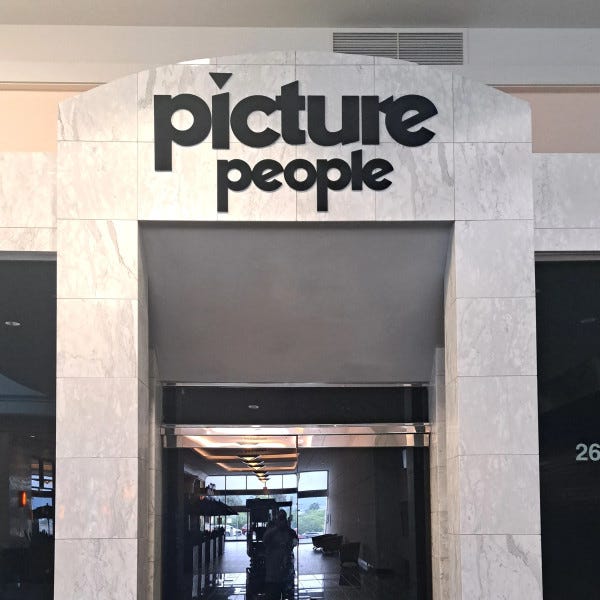 Dimensional Letter Sign, Picture People