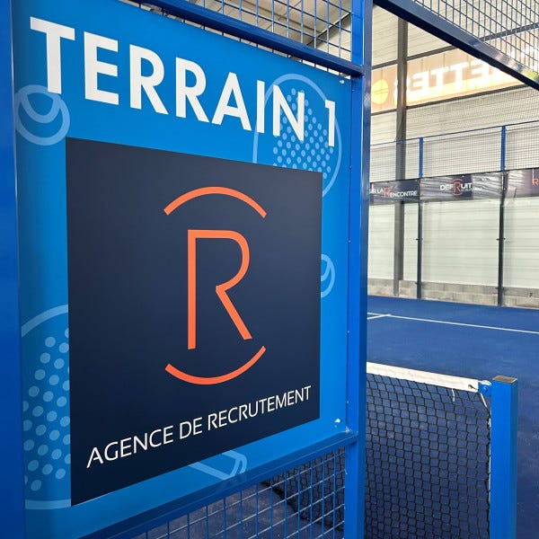 Panneau indicatifs Padel