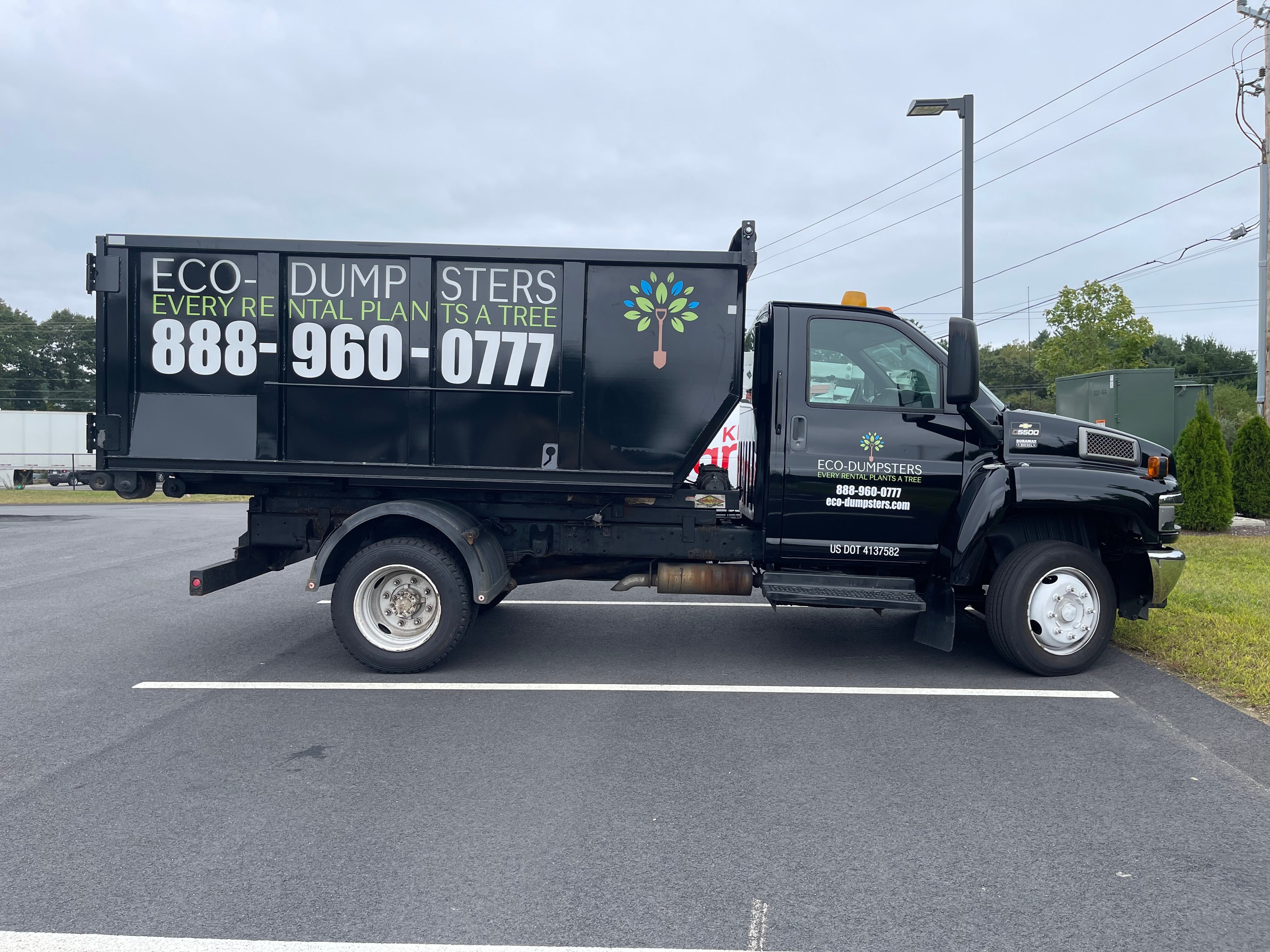Eco Dumpsters Truck Logo & Lettering