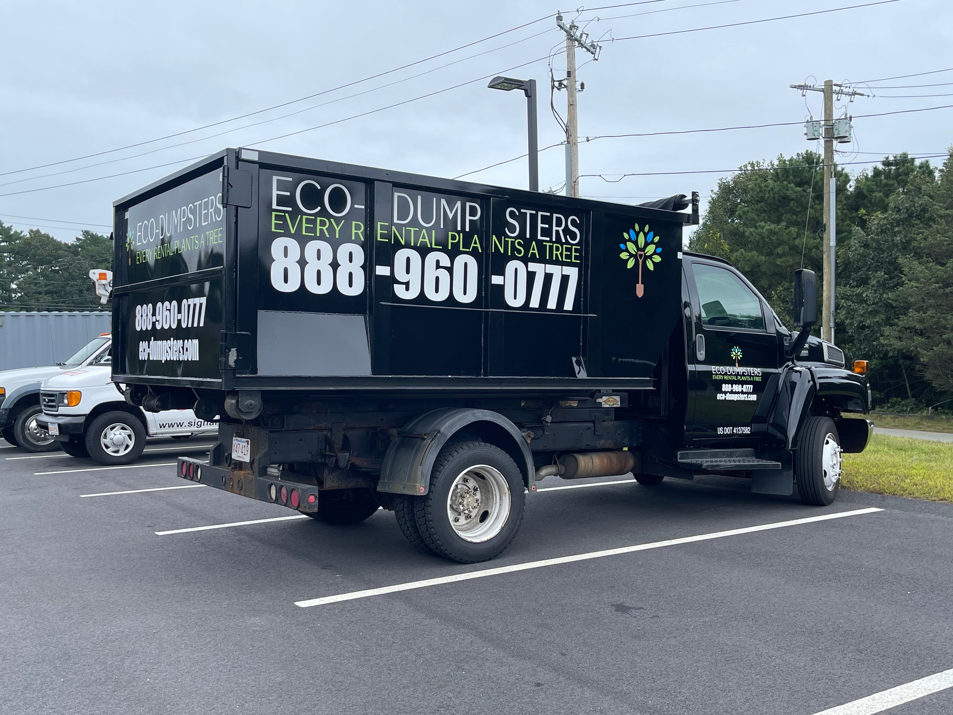 Eco Dumpsters Truck Logo & Lettering