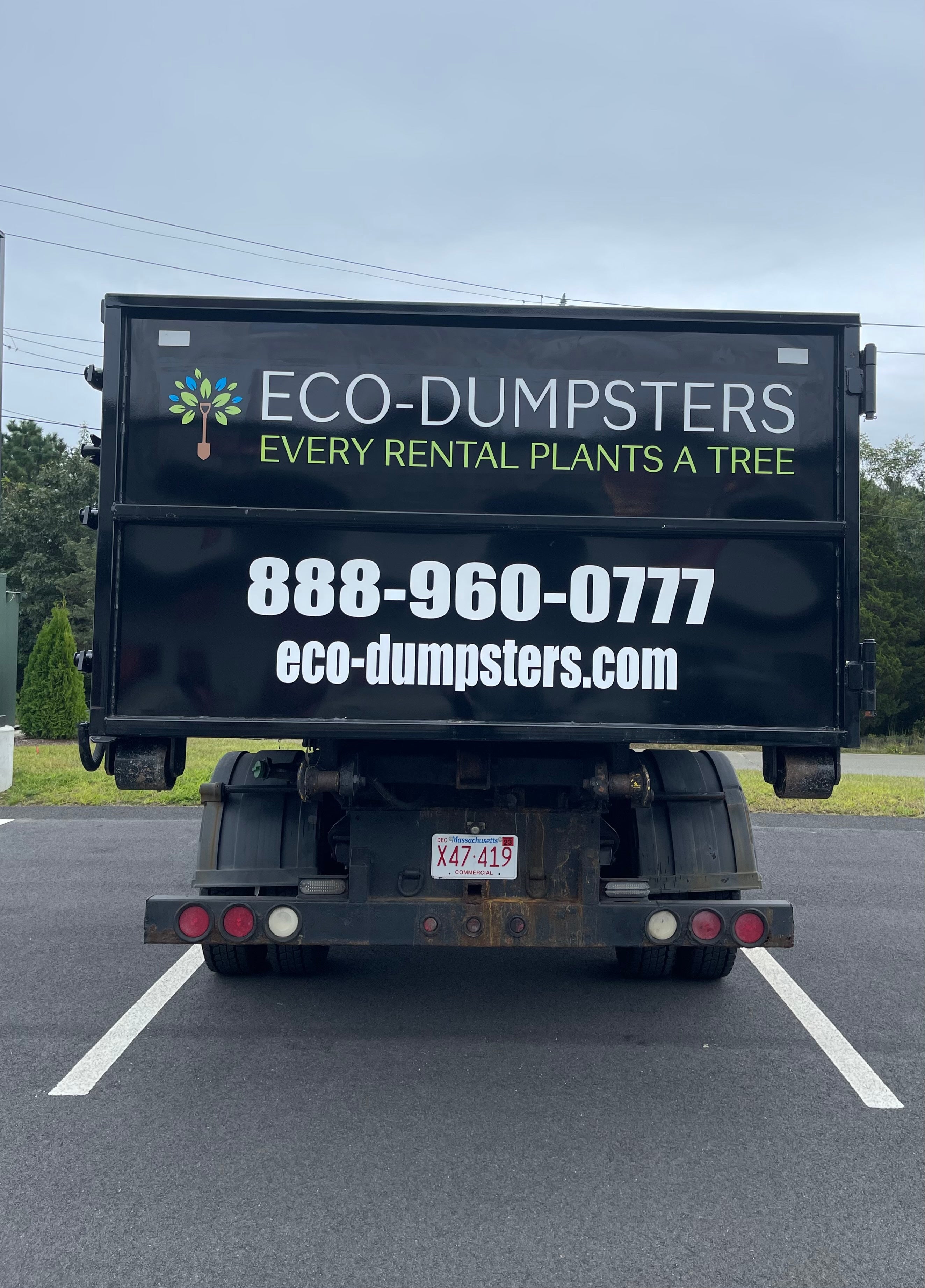 Eco Dumpsters Truck Logo & Lettering