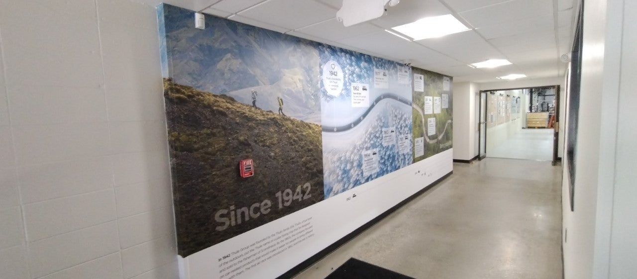 Hallway Wall Graphics - Both Sides of Hallway