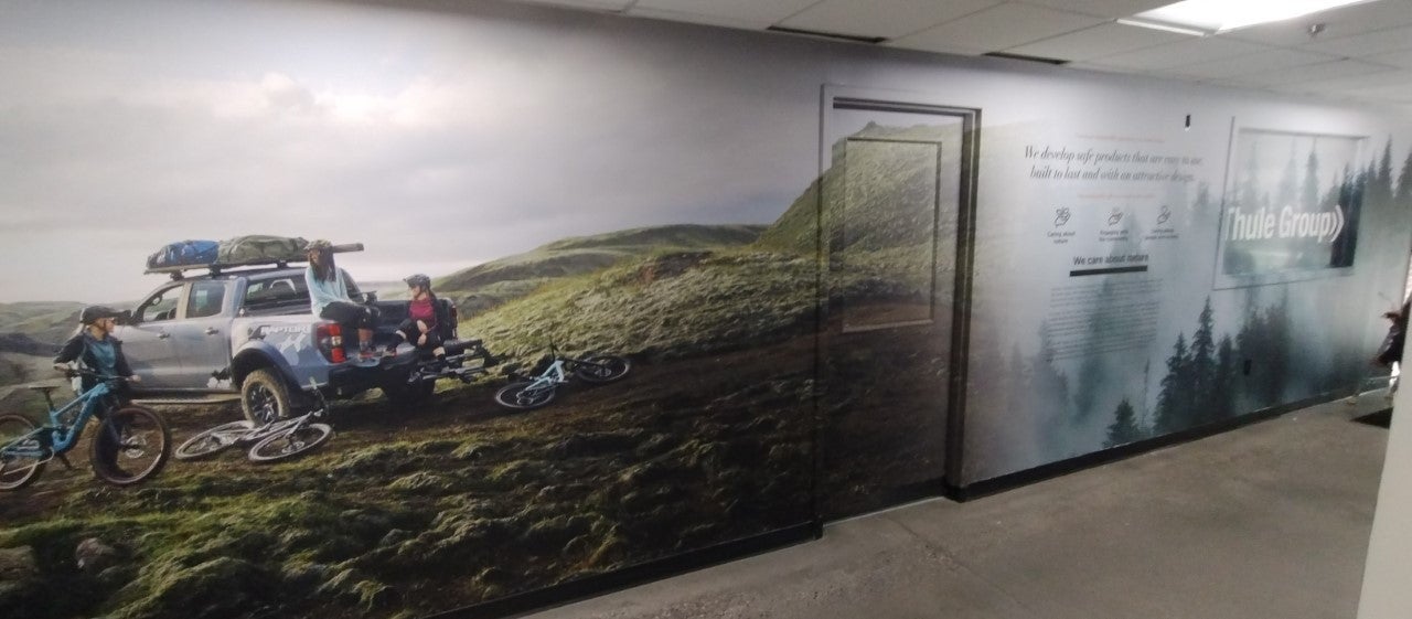 Hallway Wall Graphics - Both Sides of Hallway