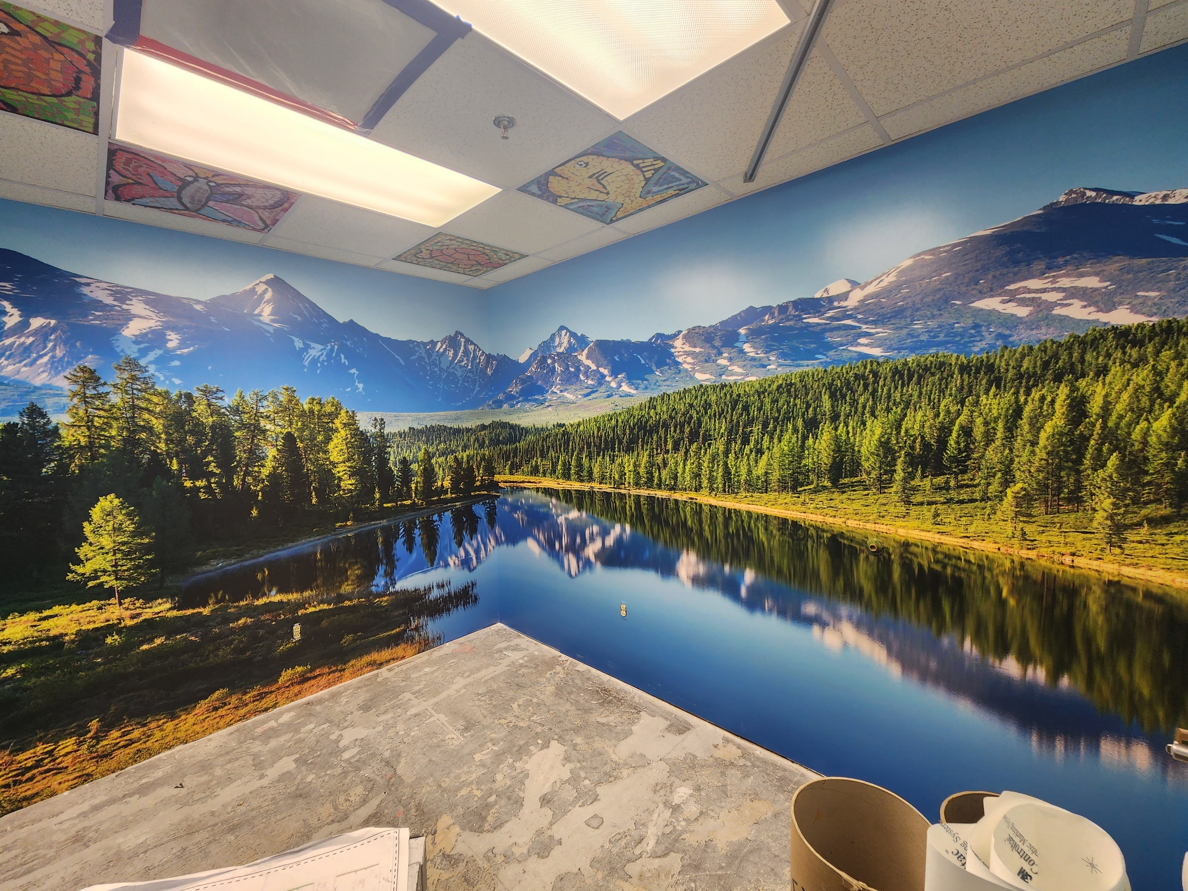 Patient Room Wall Mural - Yale Medical
