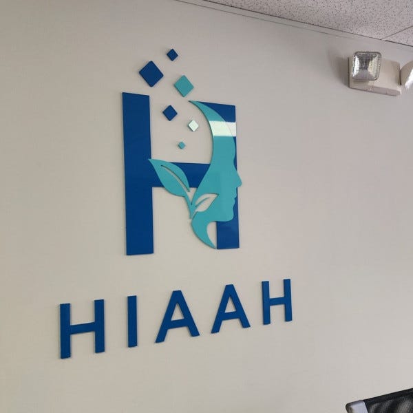 Dimensional Lettering HIAAH