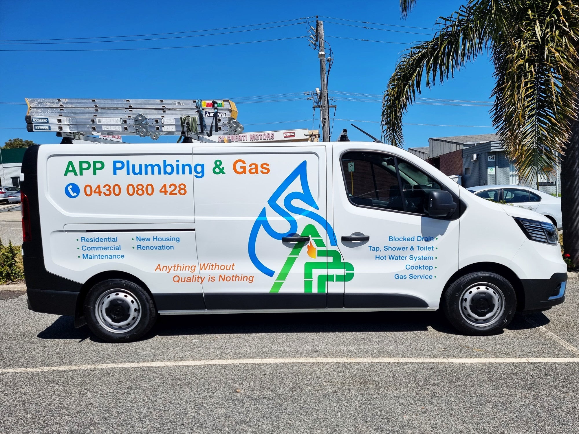 APP Plumbing Van Graphics