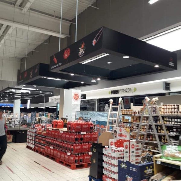 PLV Grande distribution