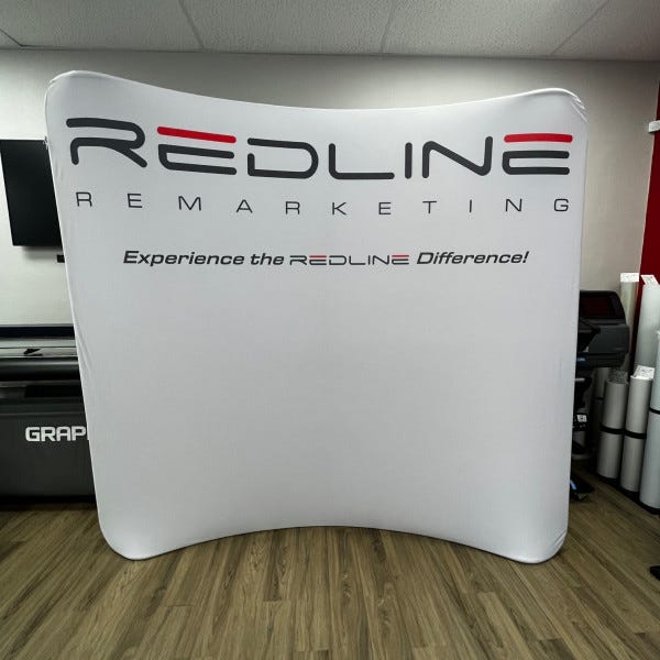 Tension Fabric Curved Backdrop