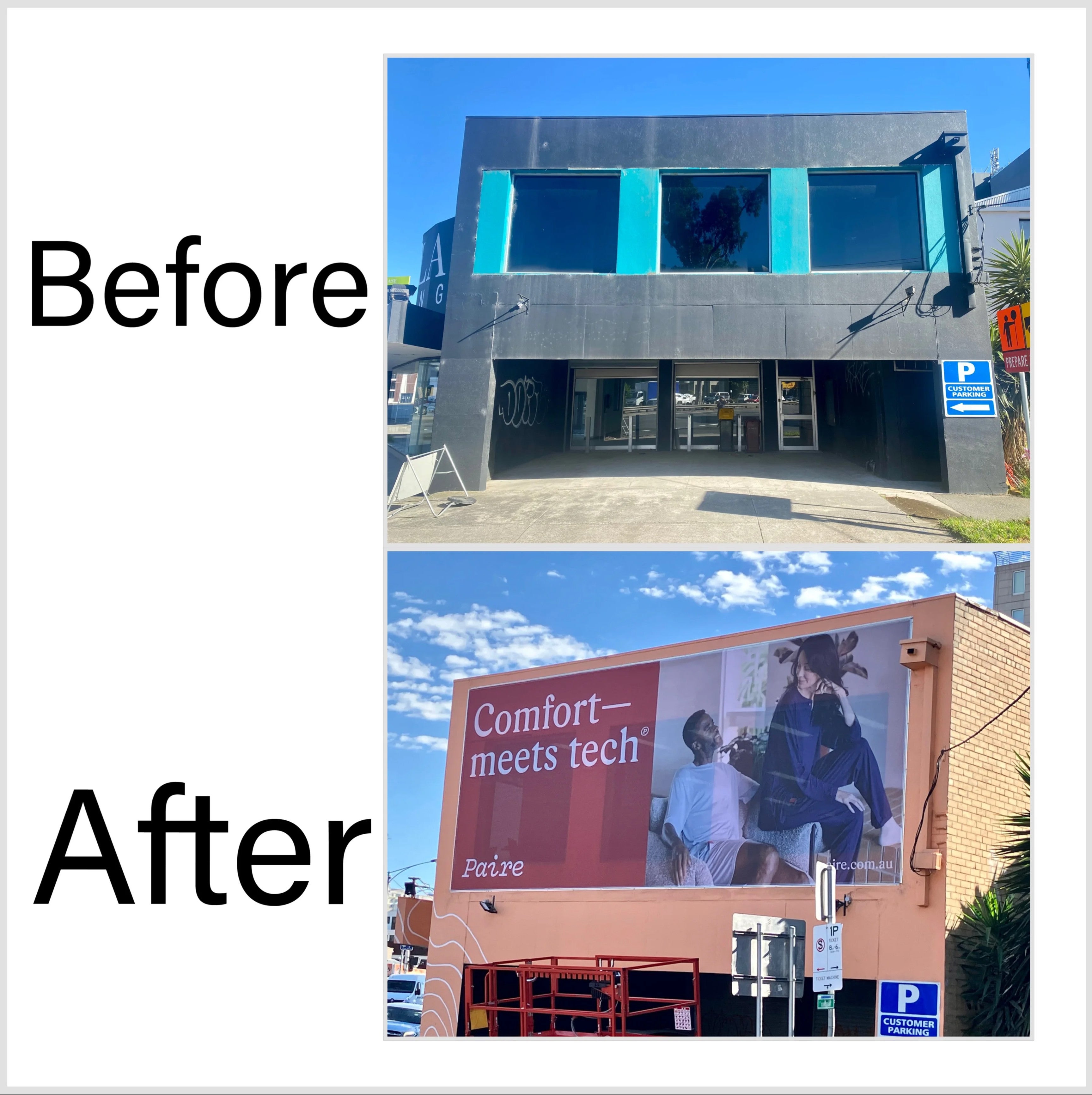 Billboard signage - Paire Pty Ltd.