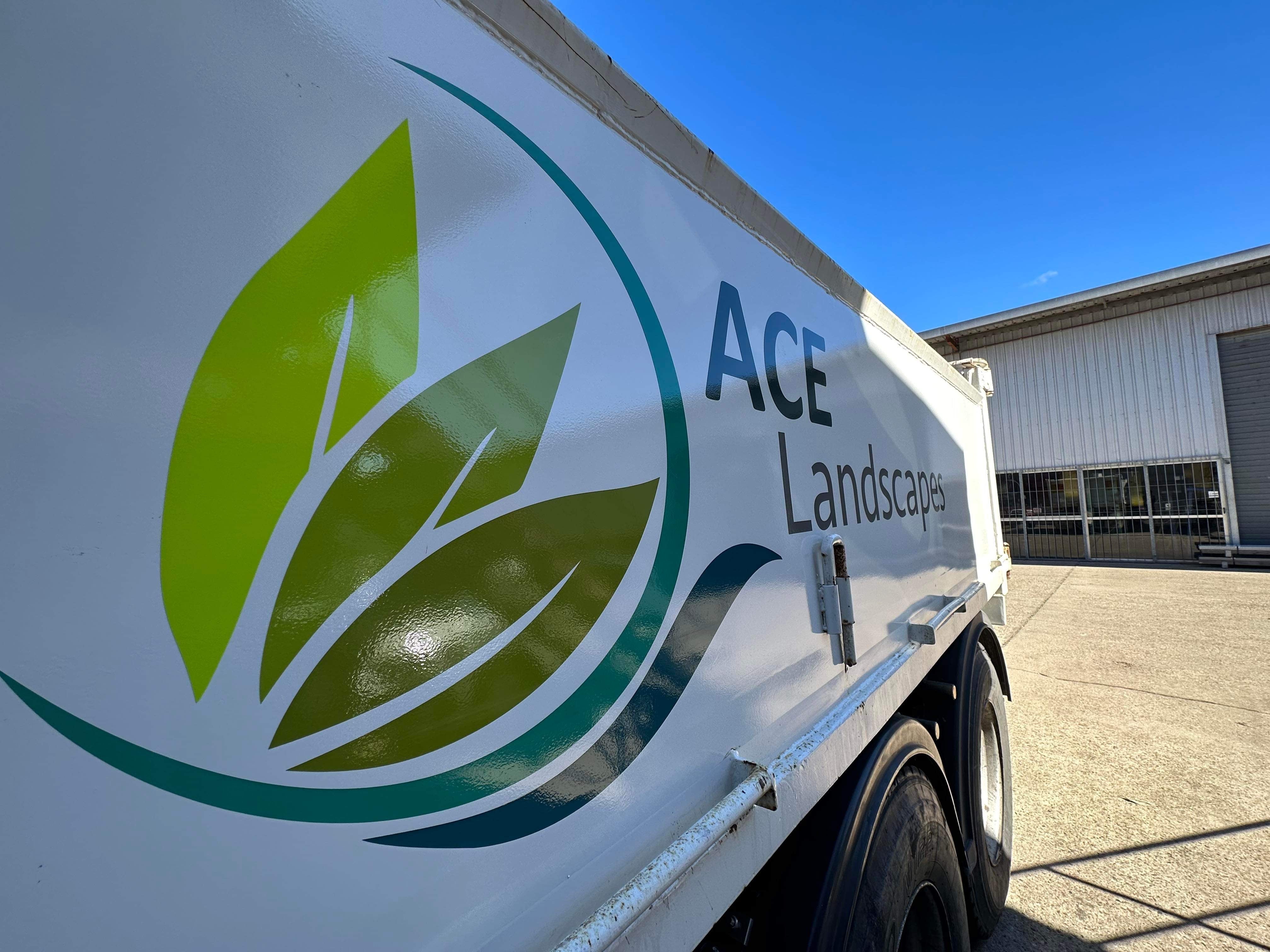 We Have Aced the Truck Wrap For Ace Landscapes