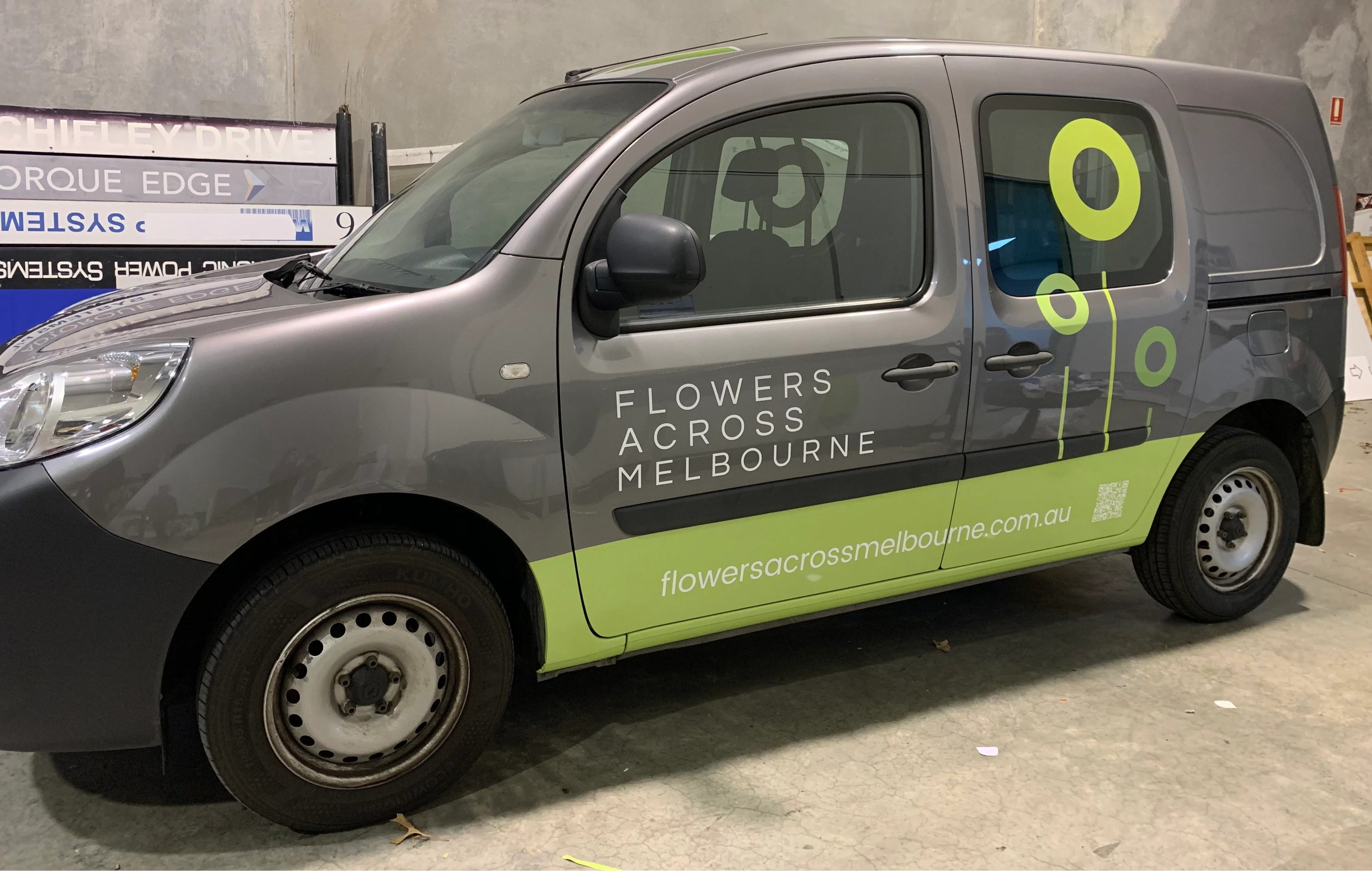 Van Signage Flowers Across Melbourne Preston.