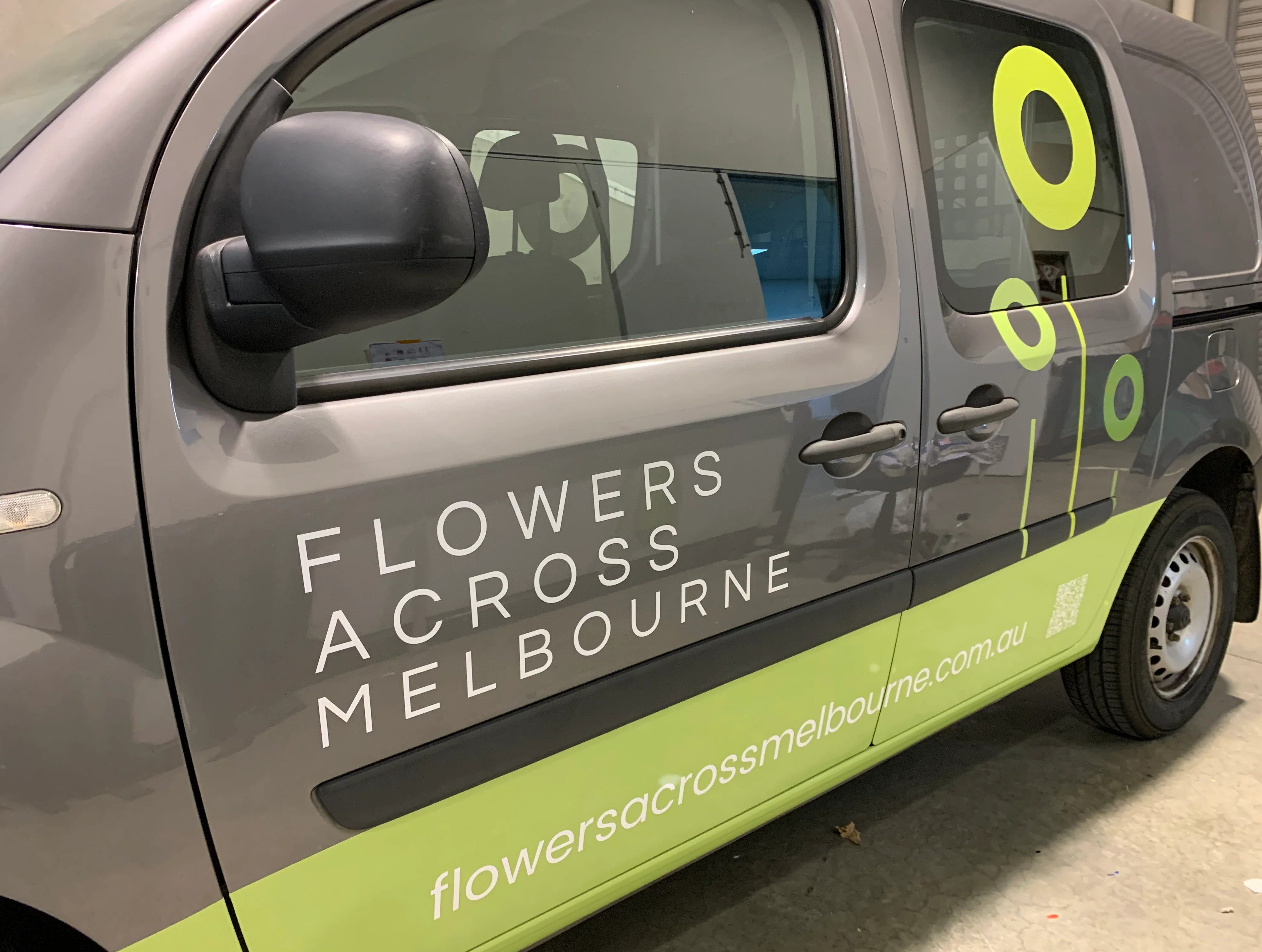 Van Signage Flowers Across Melbourne Preston.