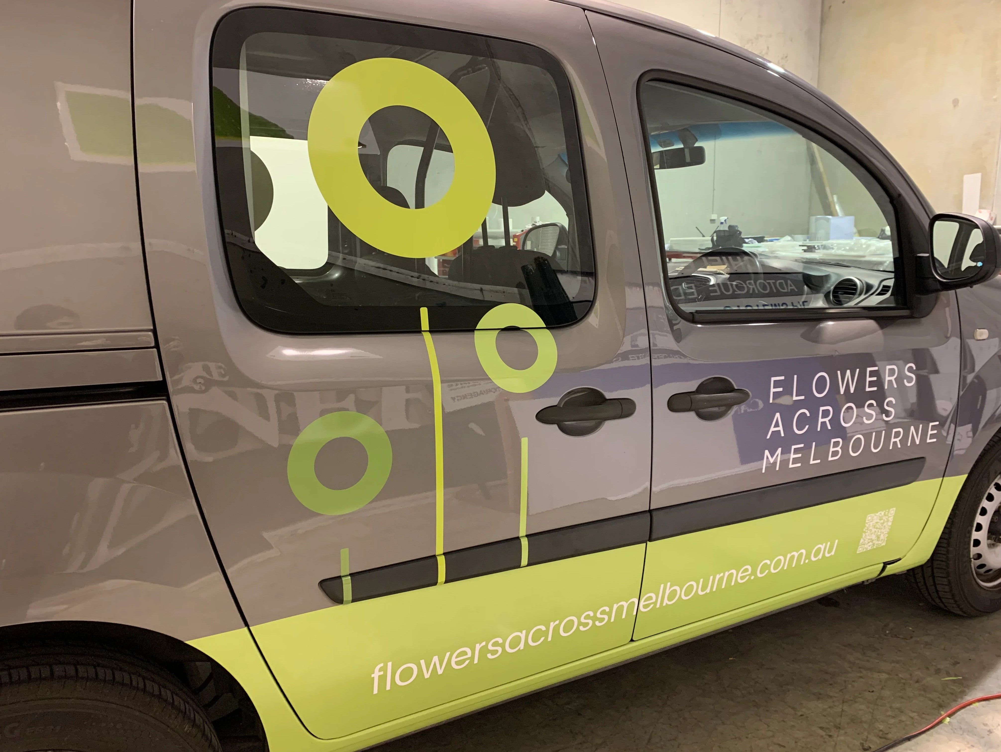 Van Signage Flowers Across Melbourne Preston.