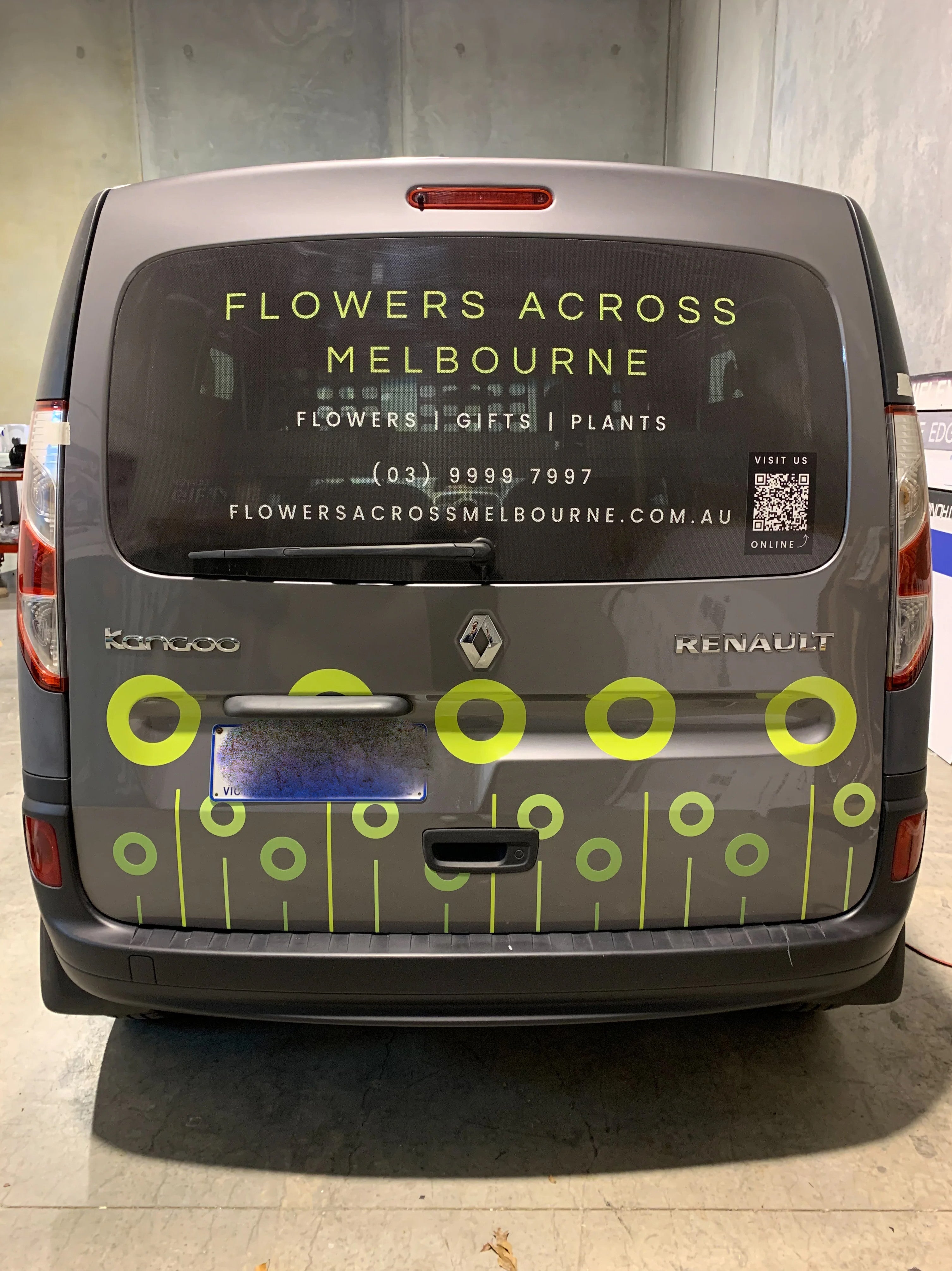 Van Signage Flowers Across Melbourne Preston.