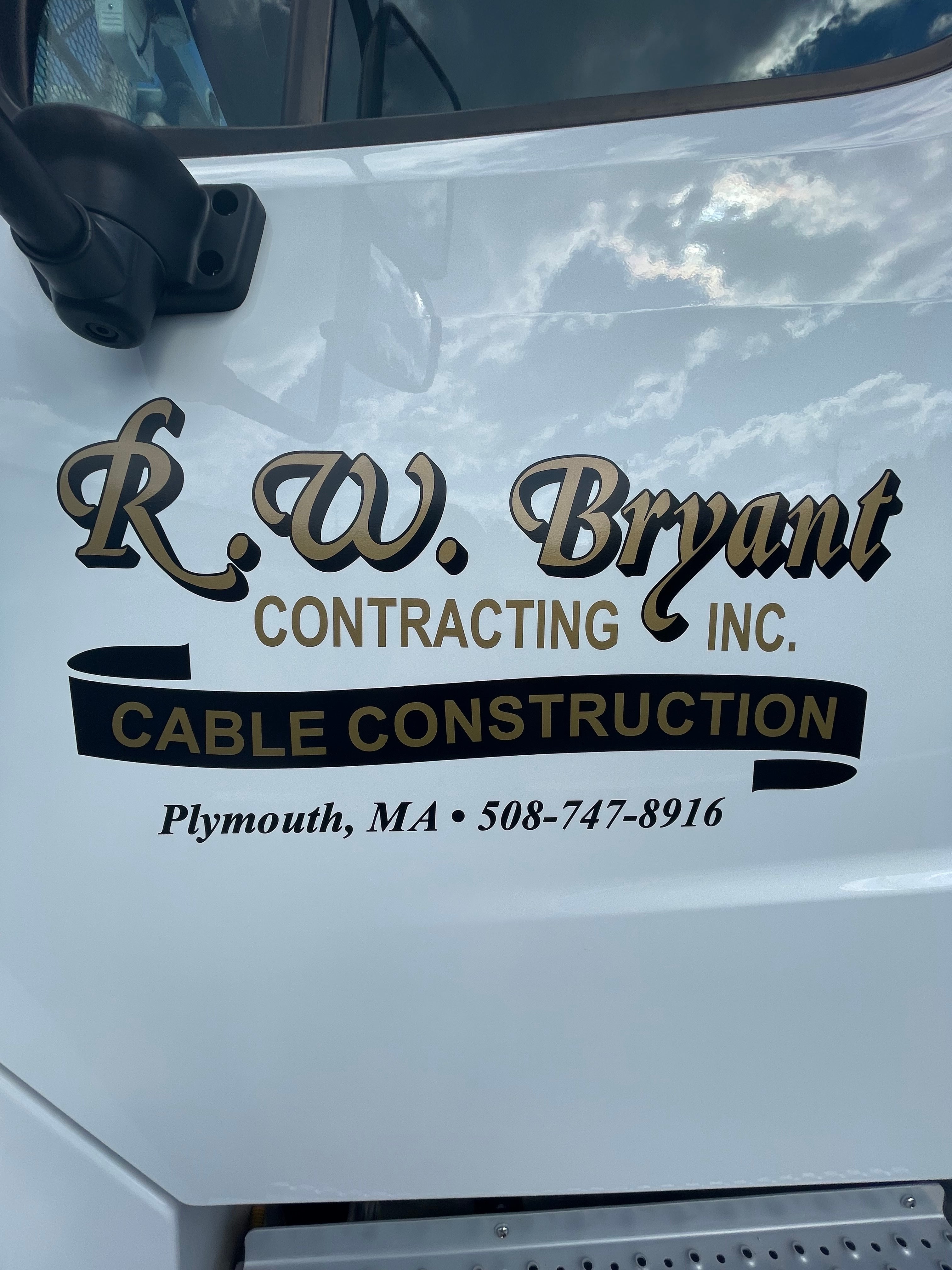 R.W. Bryant Truck Door Lettering