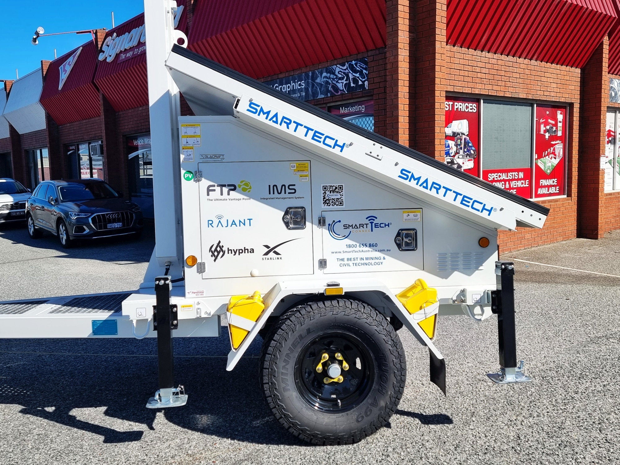 SmartTech Australia Comms Trailer Graphics