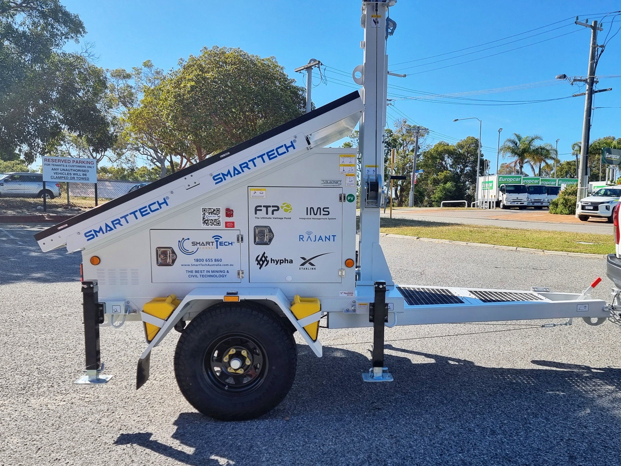SmartTech Australia Comms Trailer Graphics