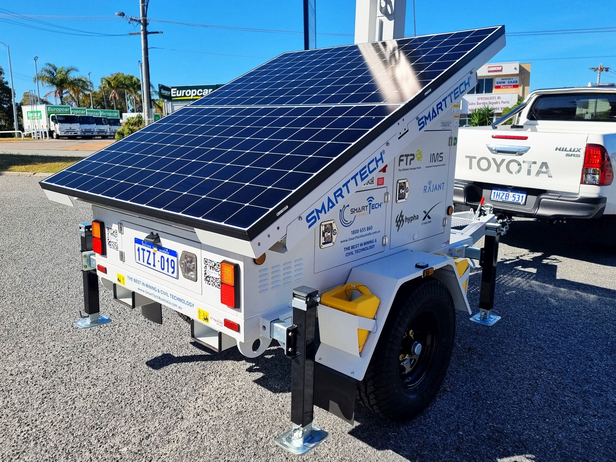 SmartTech Australia Comms Trailer Graphics