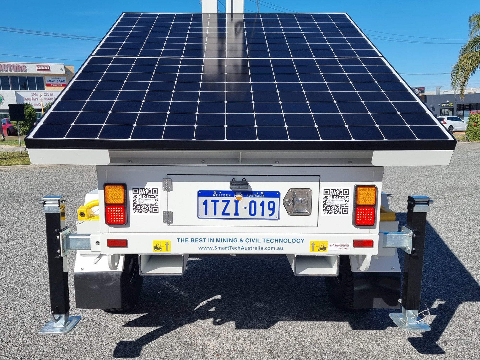 SmartTech Australia Comms Trailer Graphics