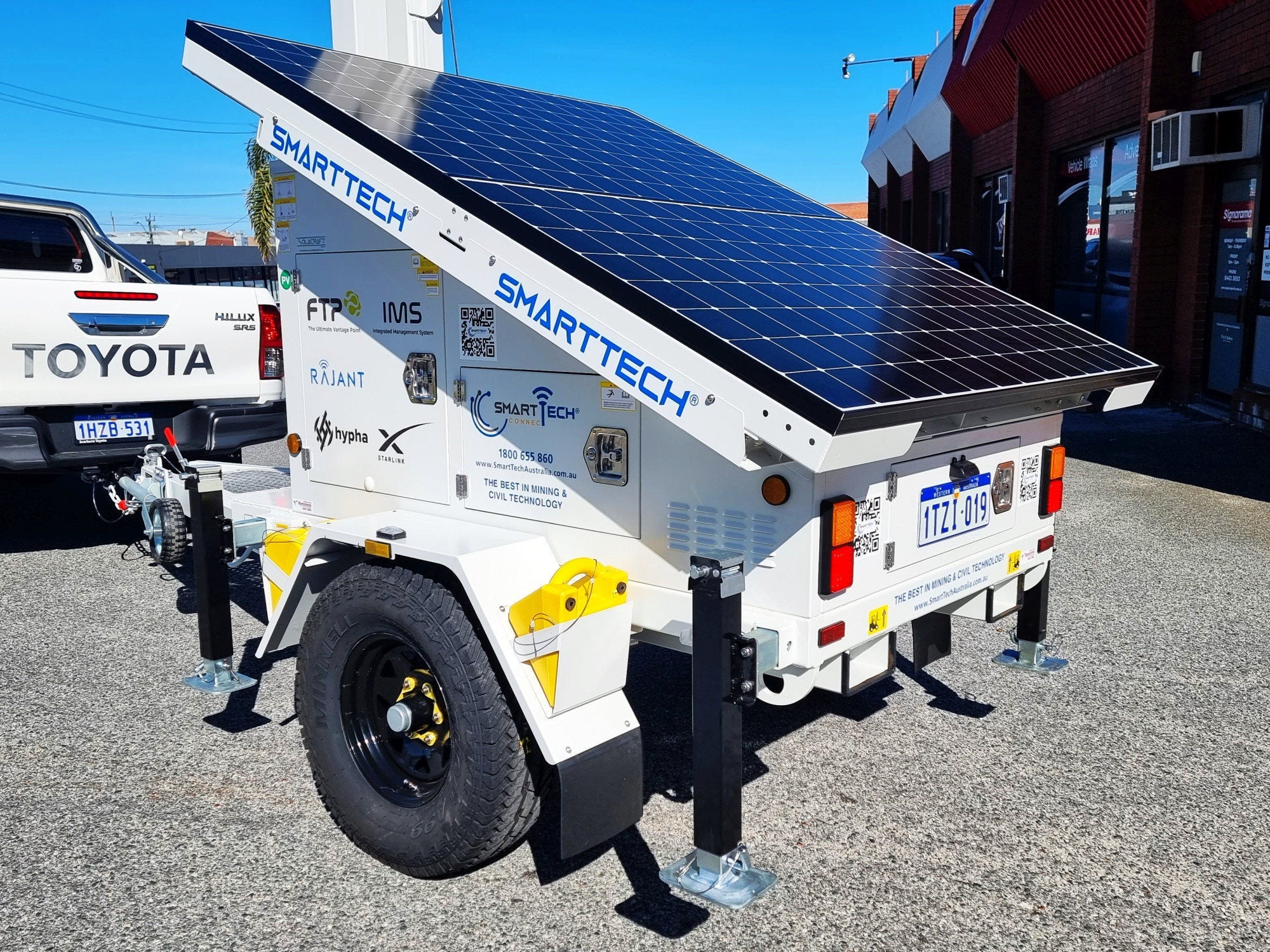 SmartTech Australia Comms Trailer Graphics