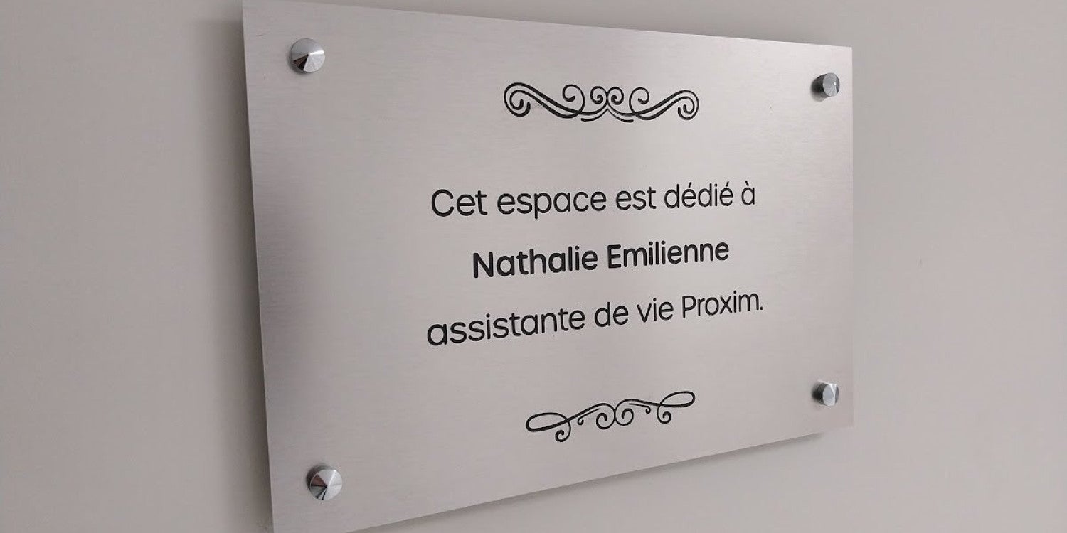 Plaque Gravée