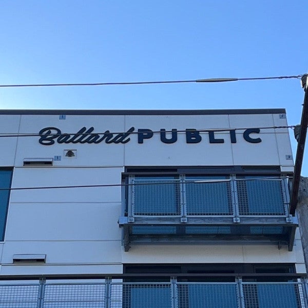 Custom Dimensional Letters made for Ballard Public Lofts, Seattle, WA