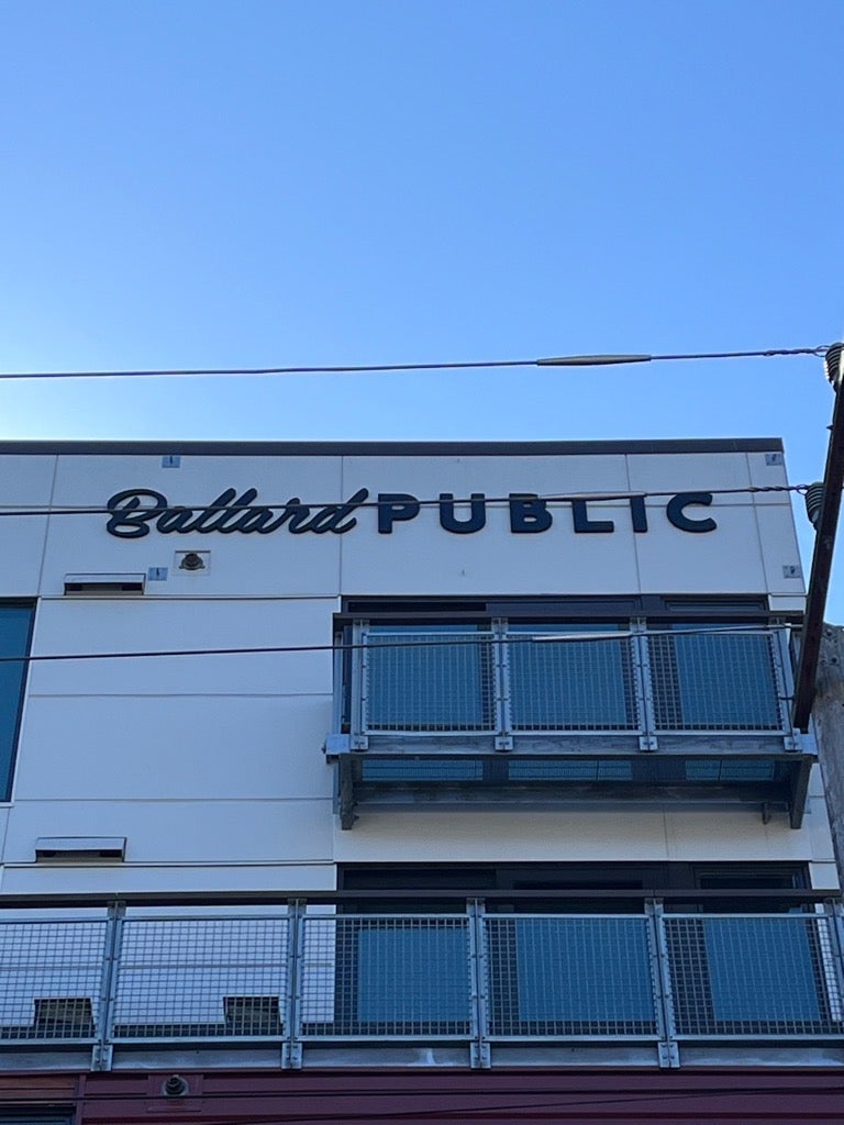 Custom Dimensional Letters made for Ballard Public Lofts, Seattle, WA