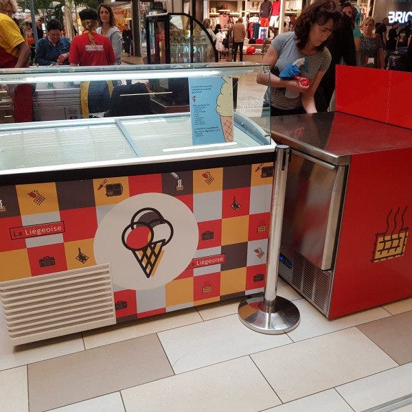 Habillage frigo - Signarama Bordeaux Sud