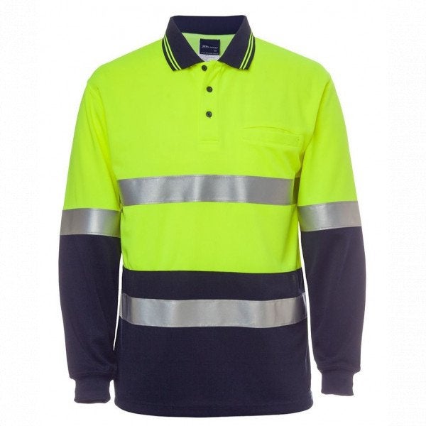 Custom JB'S HI VIS L/S (D+N) TRADITIONAL POLO