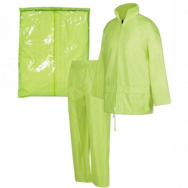 Custom Bagged Rain Jacket + Pant Set