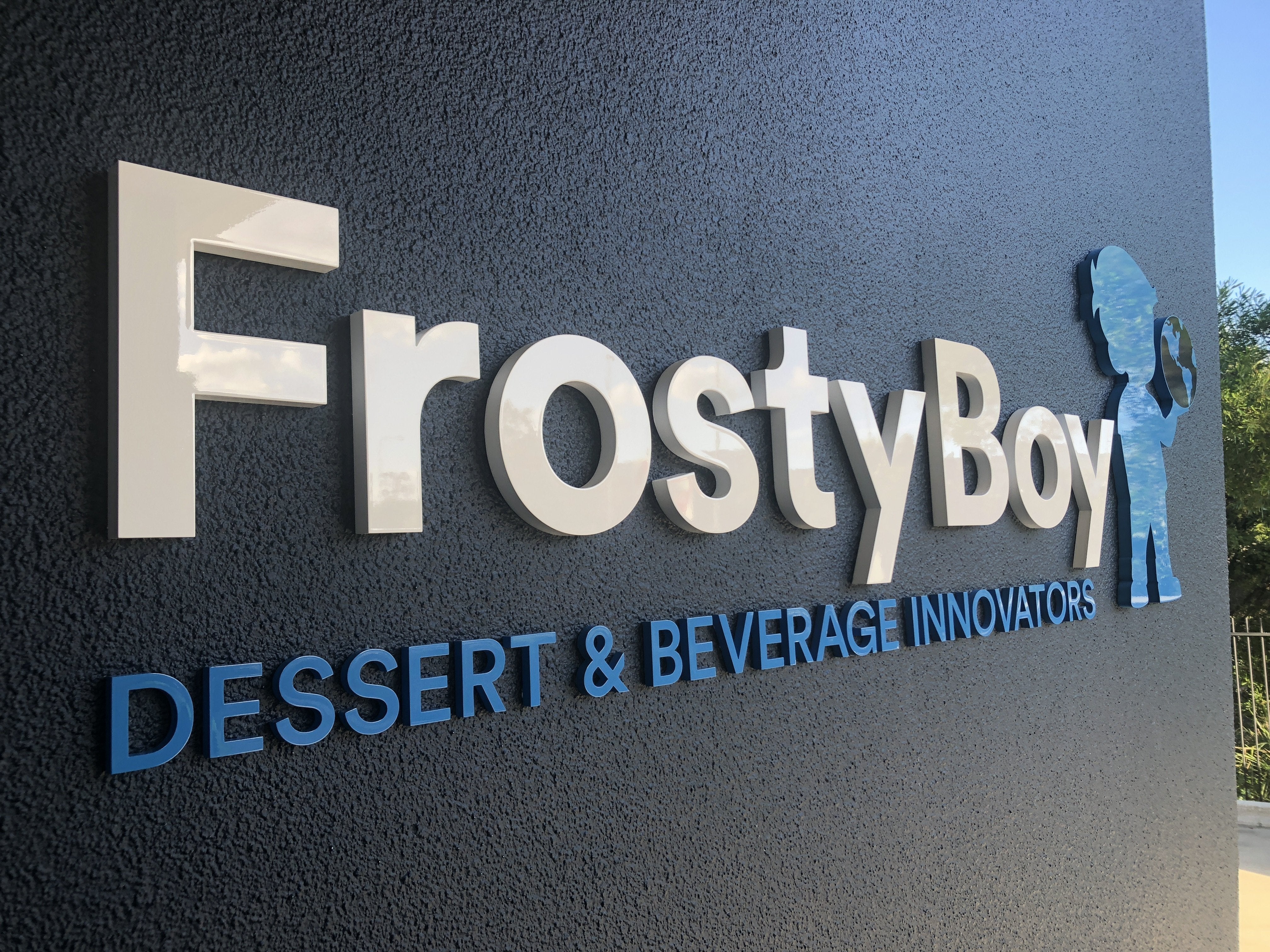 Frosty Boy - 3D External Reception Sign