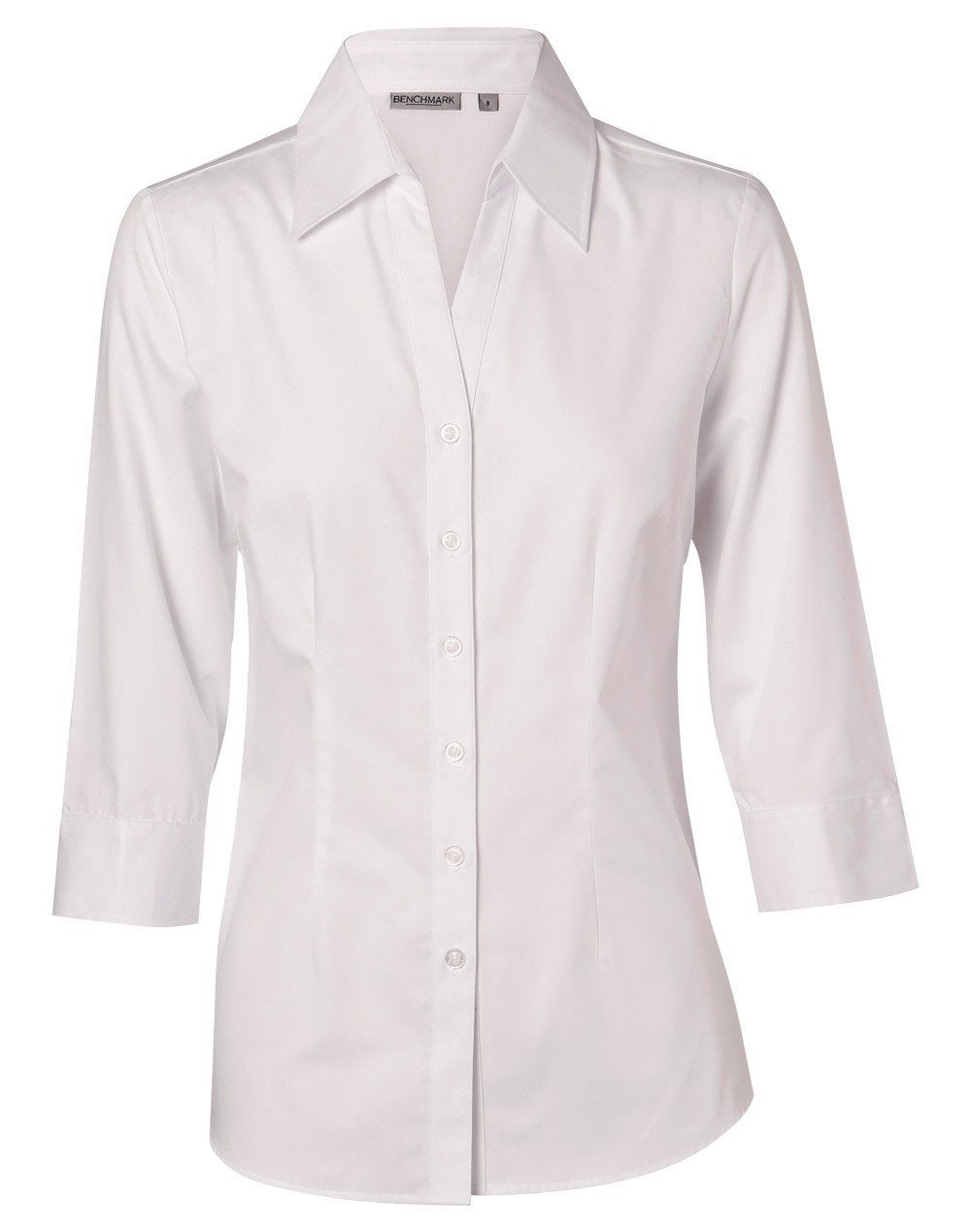 Women's Cotton/Poly Stretch 3/4 Sleeve Shirt