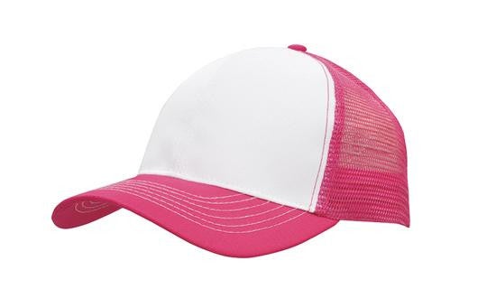 Breathable Poly Twill With Mesh Back Cap