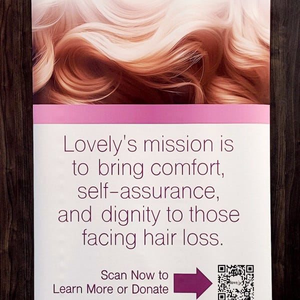 Lovely Hair for Healing Retractable Banner Photo 2