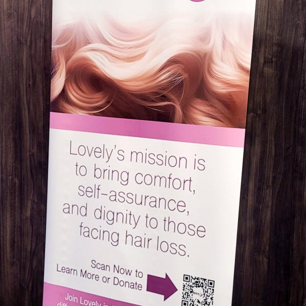 Lovely Hair for Healing Retractable Banner Photo 1
