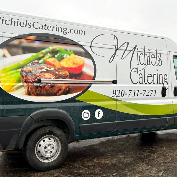 Michiels Catering Van Wrap _ Passenger Side 1