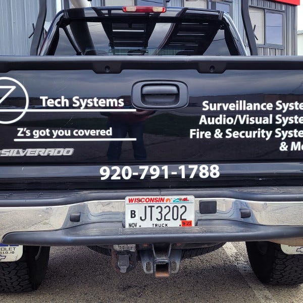 Ztechsystems Cut Vinyl Graphics _ Tailgate