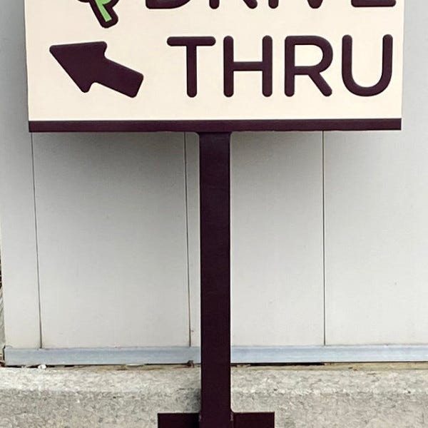 Blossom & Brew Wayfinding Sign