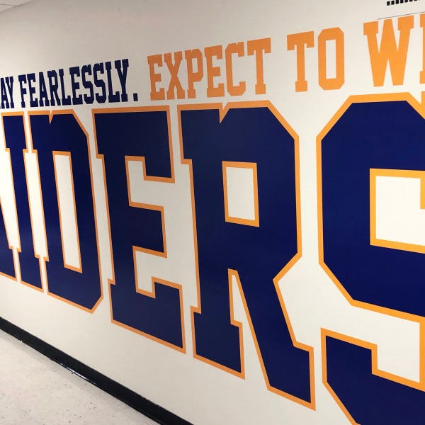Raider Pride Locker Room Wall Graphics Photo 1