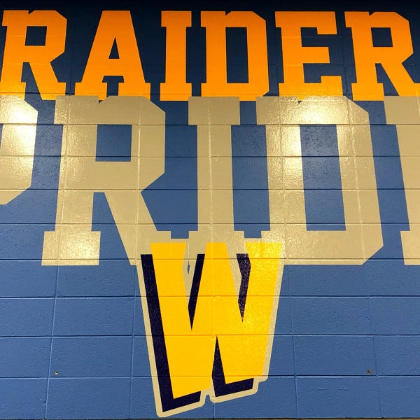 Raider Pride Gym Wall Graphics Photo 2