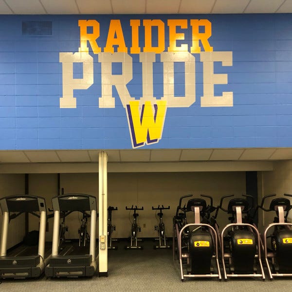 Raider Pride Gym Wall Graphics Photo 1